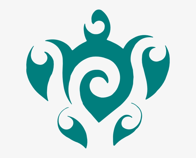 Hawaiian Turtle Clipart - Abstract Turtle, transparent png download