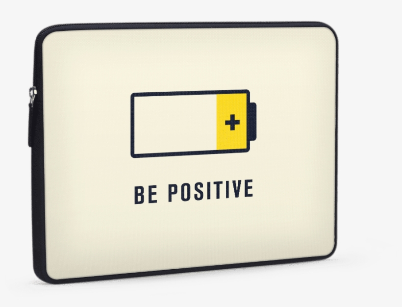 Dailyobjects Be Positive Pun Ballistic Nylon Zippered - Ipod, transparent png download