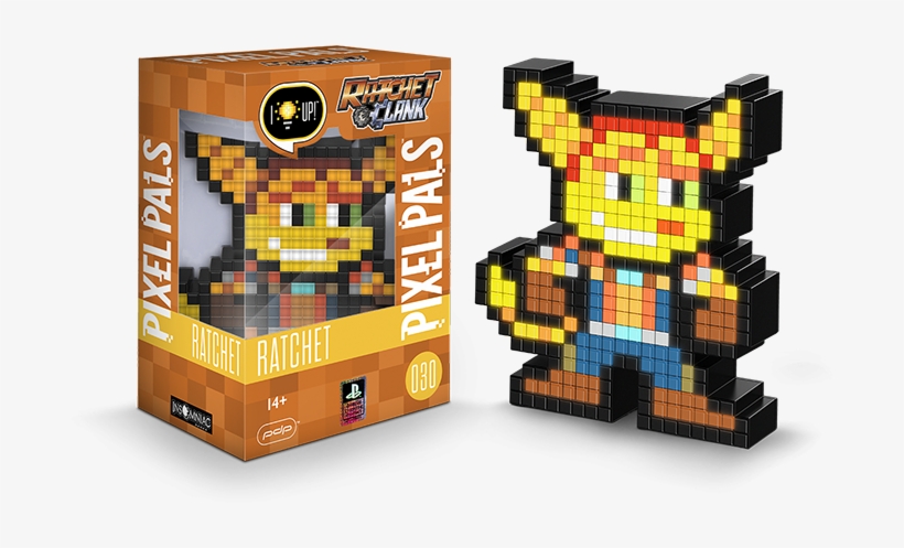 Ratchet - - Ratchet And Clank Pixel Pals, transparent png download