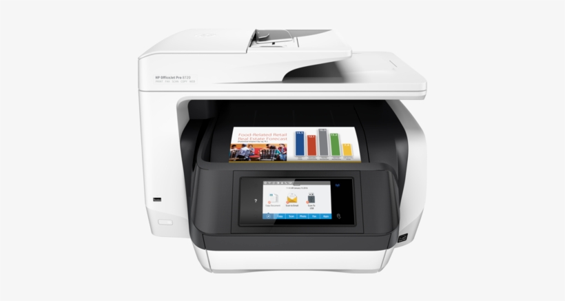 Hp Officejet Pro 8720 All In One Printer Series - Hp Officejet Pro 8720 Wireless All-in-one Printer, transparent png download