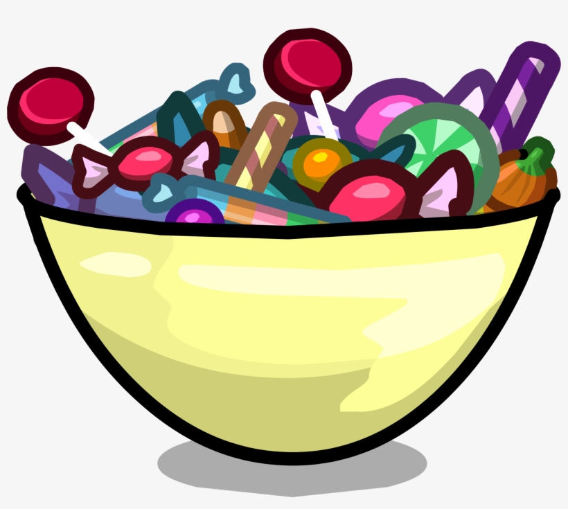 Trick Or Treats - Bowl Of Candy Png, transparent png download