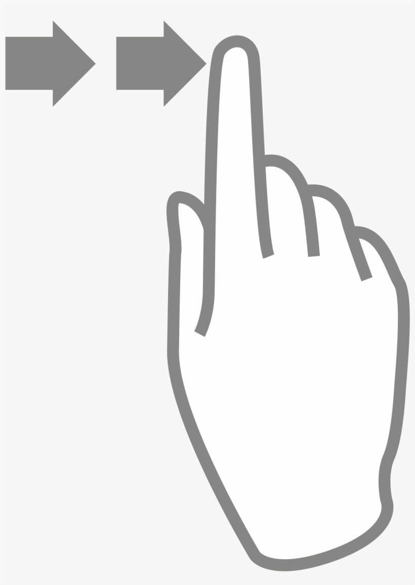 Multi Touch Control Card - Multi Touch Clip Art, transparent png download