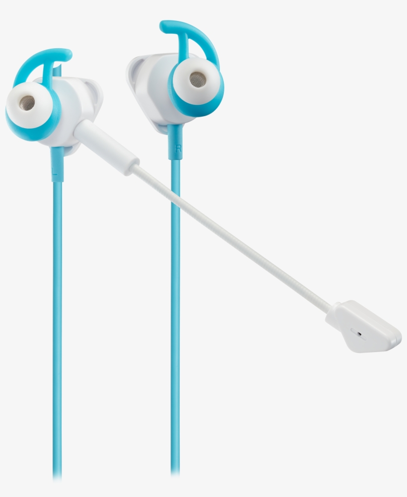 Battle Buds In Ear Gaming Headset White Teal Turtle, transparent png download