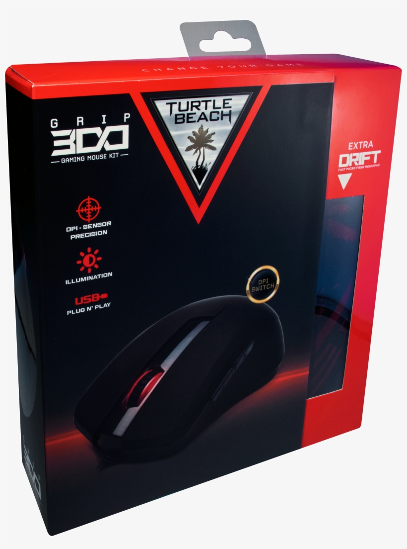 Turtle Beach Grip 300 Gaming Mouse Kit, transparent png download