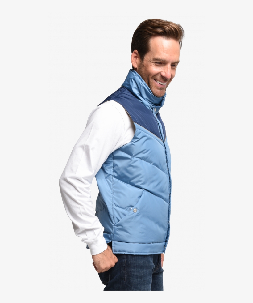 Men's Carson Down Vest, transparent png download