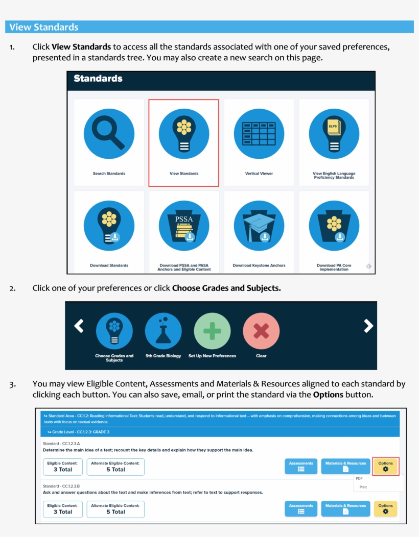 View Standards, transparent png download