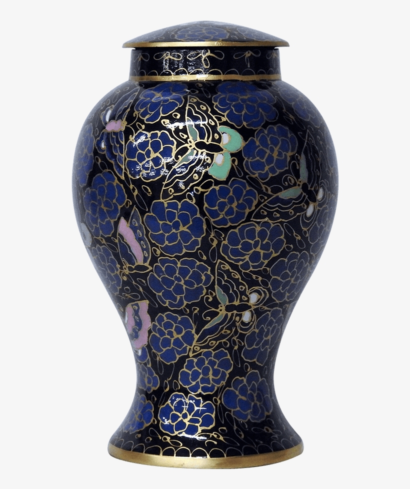 Blue Lotus Cremation Urn, transparent png download