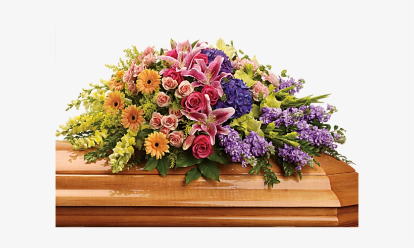 Garden Of Sweet Memories Casket Spray, transparent png download