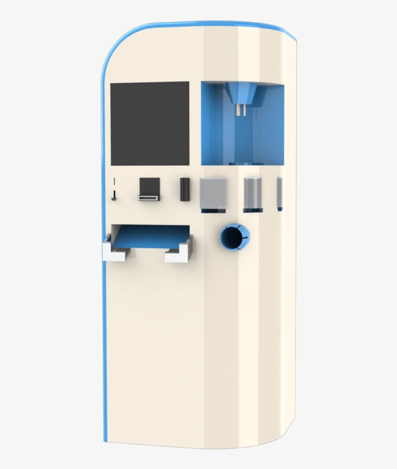 Newspaper & Coffee Vending Machine By Helen Lam At, transparent png download