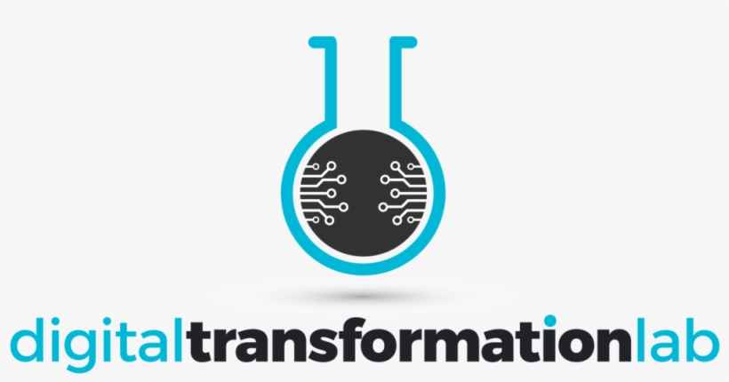 Digital Transformation Lab Logo-white, transparent png download