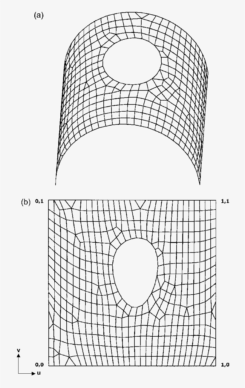 3d Mesh Of A Surface With Hole (model 1), (, transparent png download