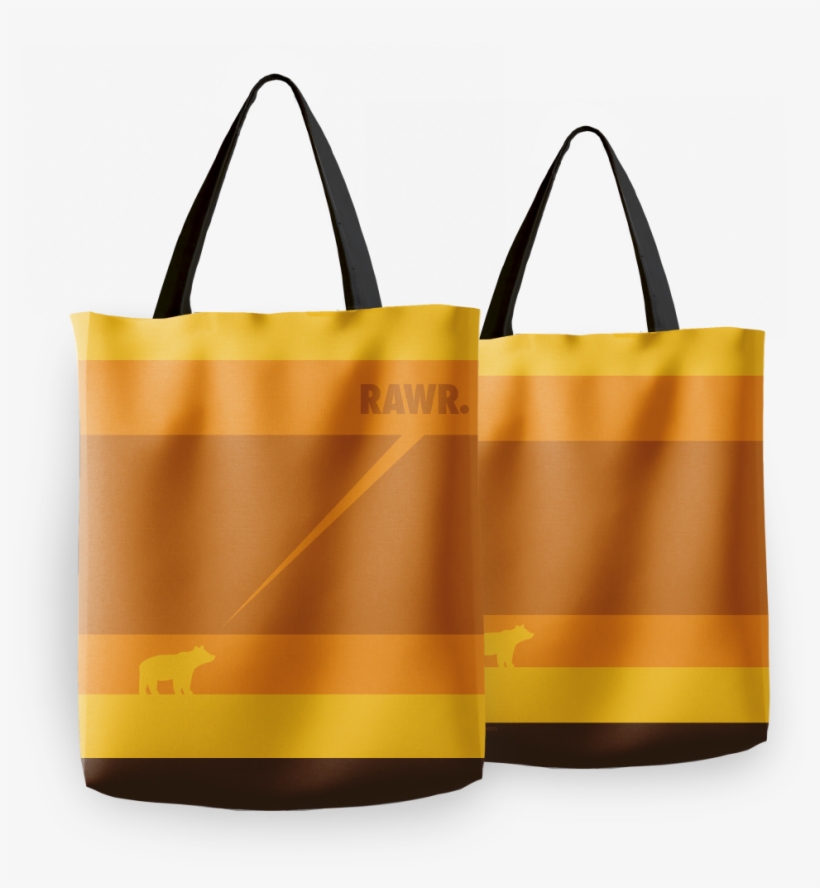 Rawr Tote Bag, transparent png download