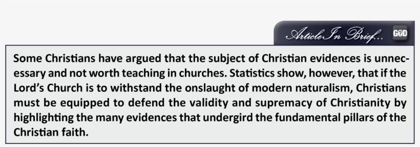 An Introduction To Christian Evidences For Christians, transparent png download