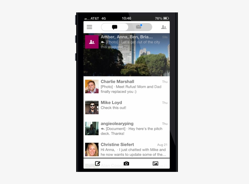 Ping Is An Email Client Masquerading As A Mobile Chat, transparent png download
