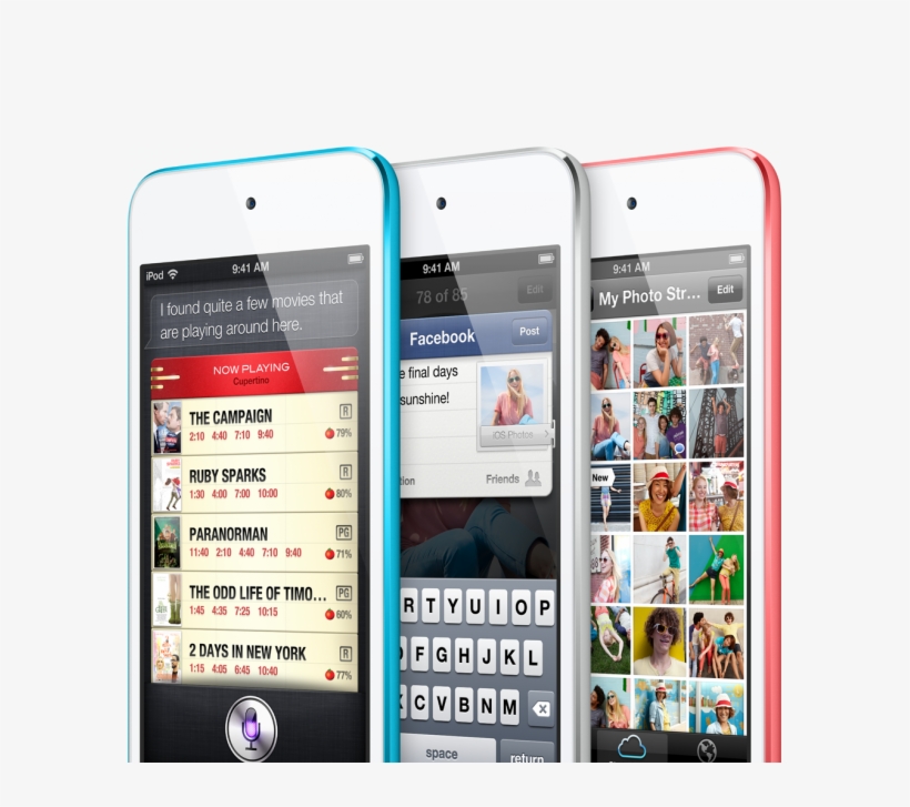 Apple Ipod Touch 5th Generation 64gb Mp3 Player- Blue, transparent png download