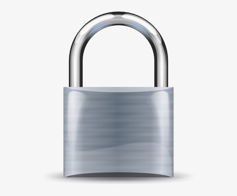 Original Png Clip Art File Padlock Silver Medium Svg, transparent png download