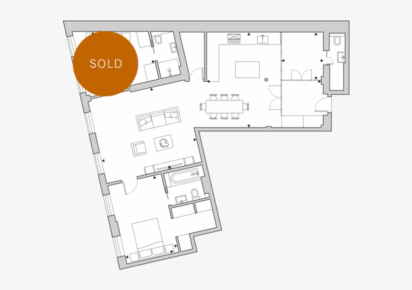 Bp Apartment01 Floorplan, transparent png download