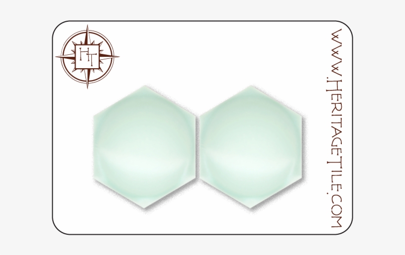2-3/4" Hex Dome Field Tile In Satin Aqua, transparent png download