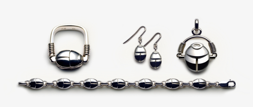 Scarab Swivel Ring, 18ct Gold Wire, Medium With Large, transparent png download