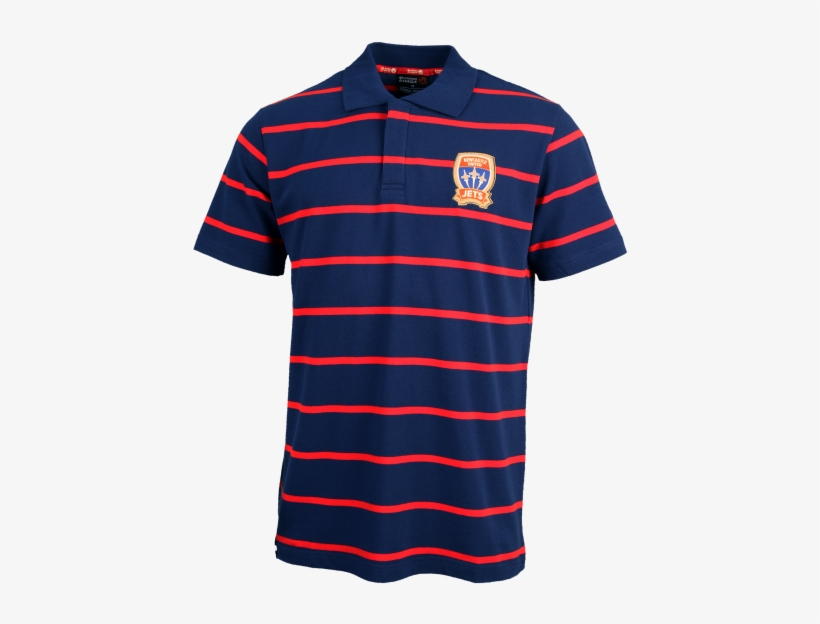 Newcastle Jets Men's Knitted Polo, transparent png download