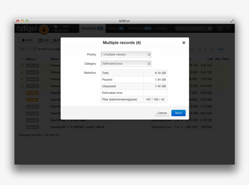 Edit Multiple Selected Downloads, transparent png download