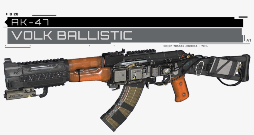 Replaces Ak-47 With Volk From Call Of Duty Infinite, transparent png download