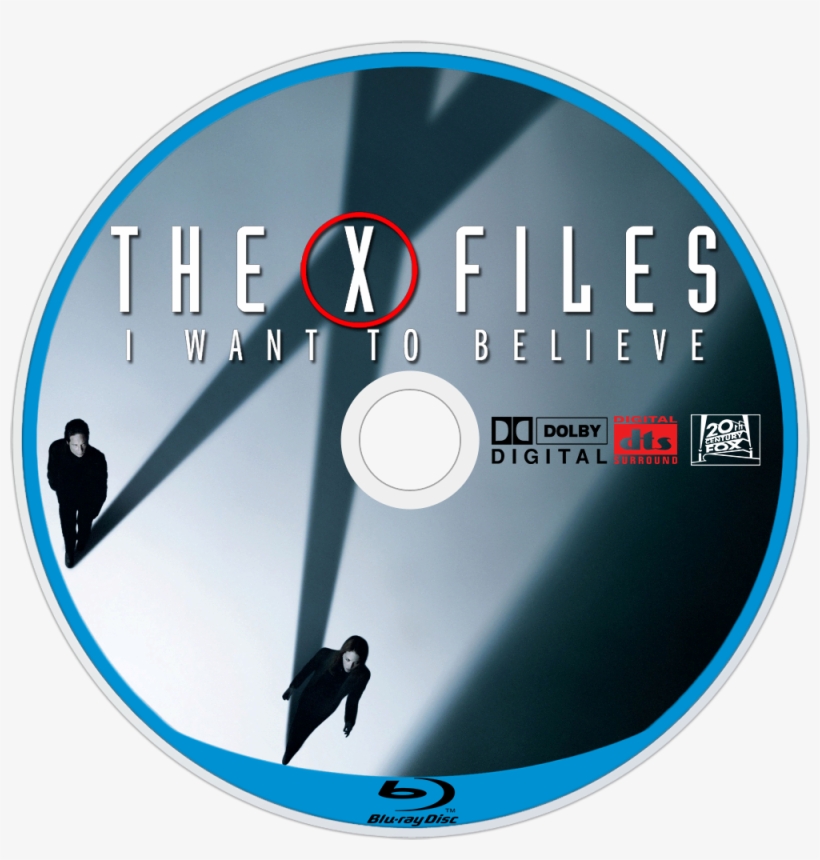 I Want To Believe Bluray Disc Image, transparent png download