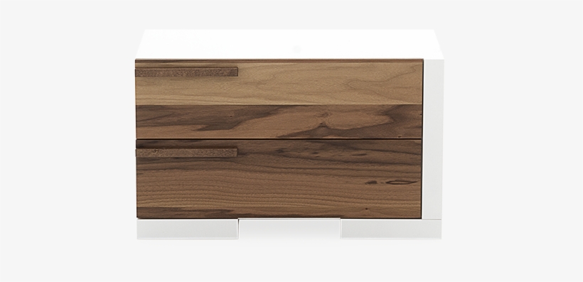 Image For Brown And White Birch Wood Nightstand, transparent png download