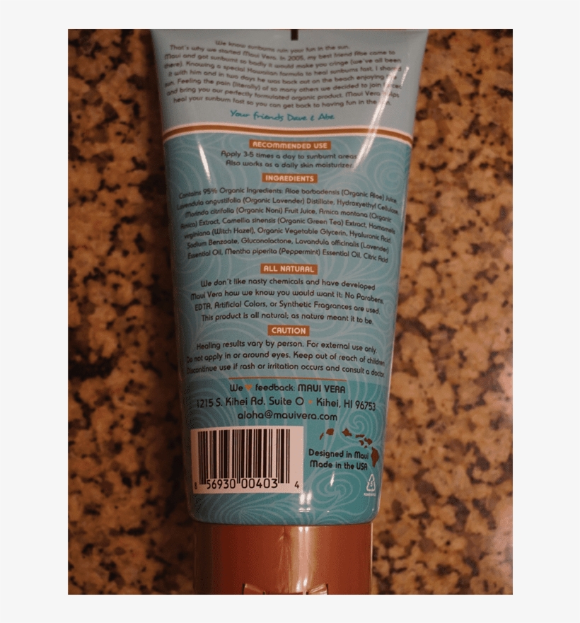 Maui Vera Gel, transparent png download