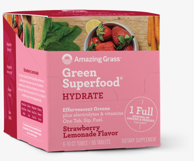 Effervescent Hydrate Strawberry Lemonade, transparent png download