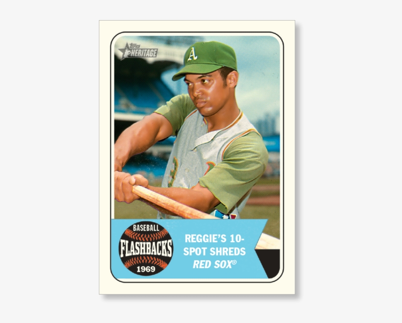 Reggie Jackson 2018 Topps Heritage Baseball Baseball, transparent png download