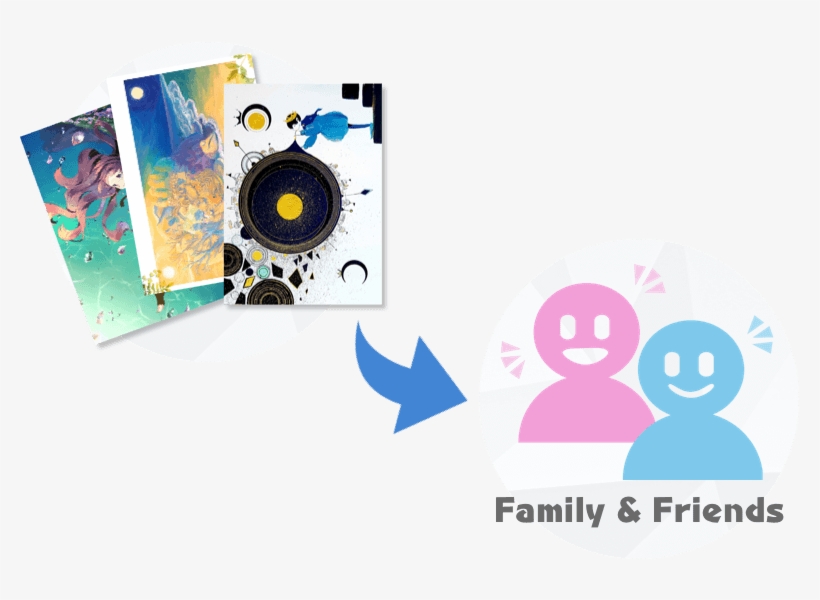 ¡comparte Tu Arte Con Tus Amigos Y Familiares, transparent png download