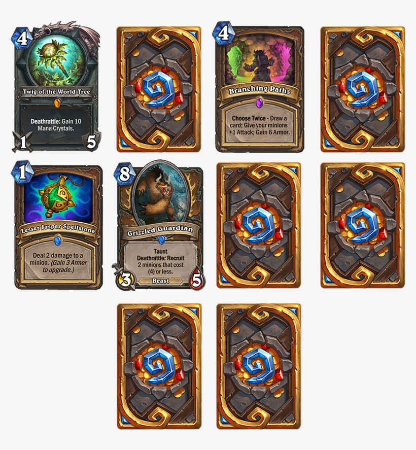 Hearthstone Kobolds And Catacombs List Druid, transparent png download
