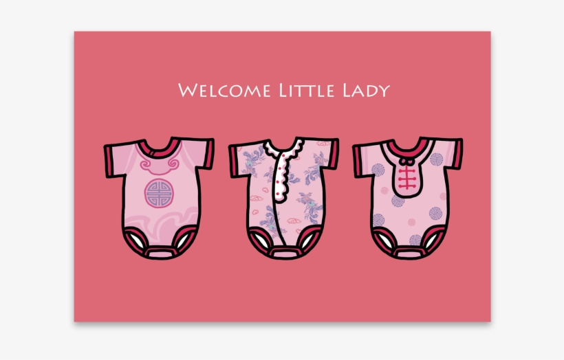 Welcome Little Lady " Card Greeting Cards, transparent png download