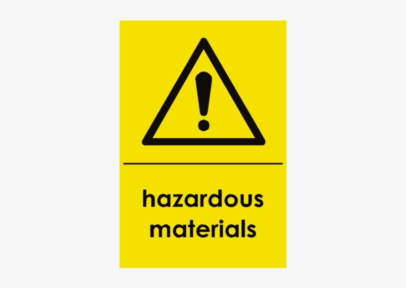 Hazardous Materials Waste Recycling Signs, transparent png download
