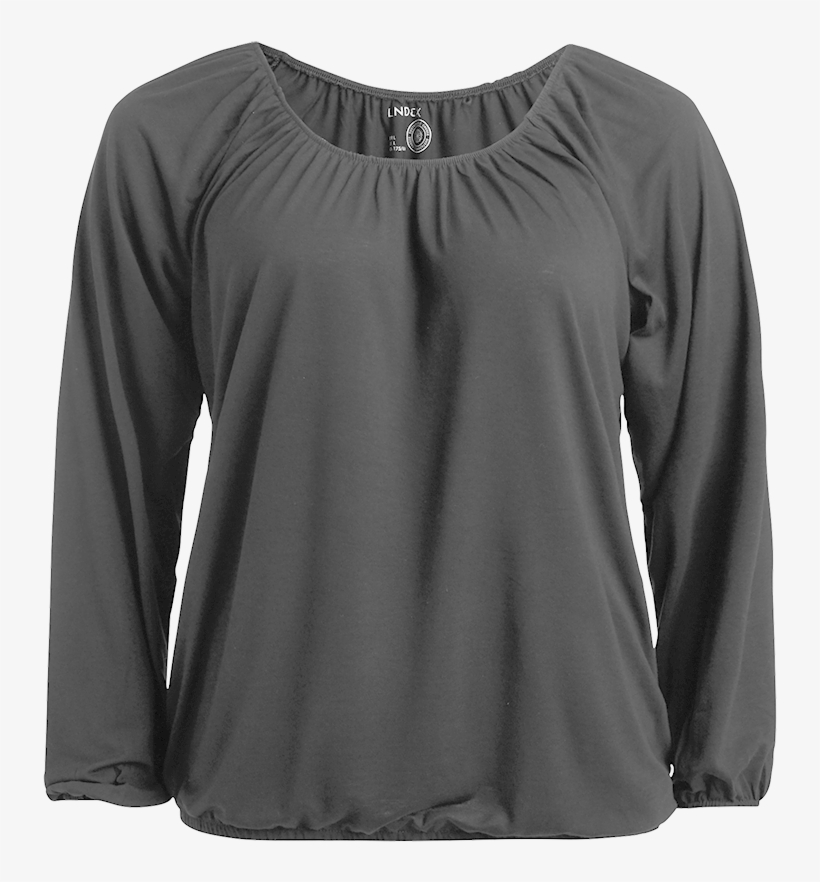 Peasant Top Black, transparent png download