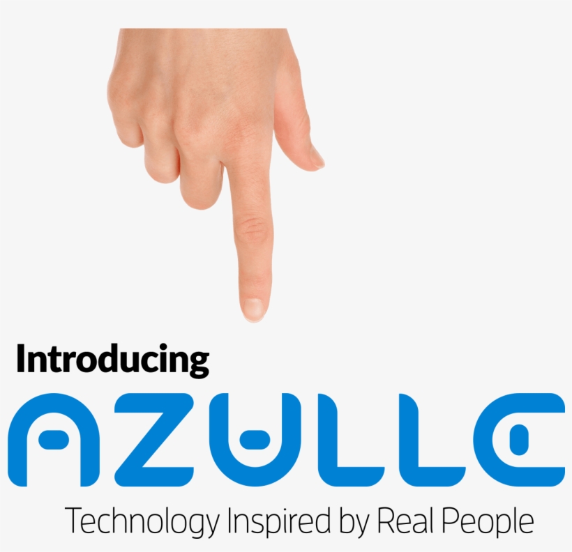 Azulle Finger Logo - Microlife Blood Pressure Monitor Travel Kit, transparent png download