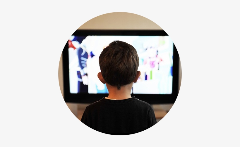 Young Boy Watching Tv - Impact Of Television Advertisement On Purchases Made, transparent png download