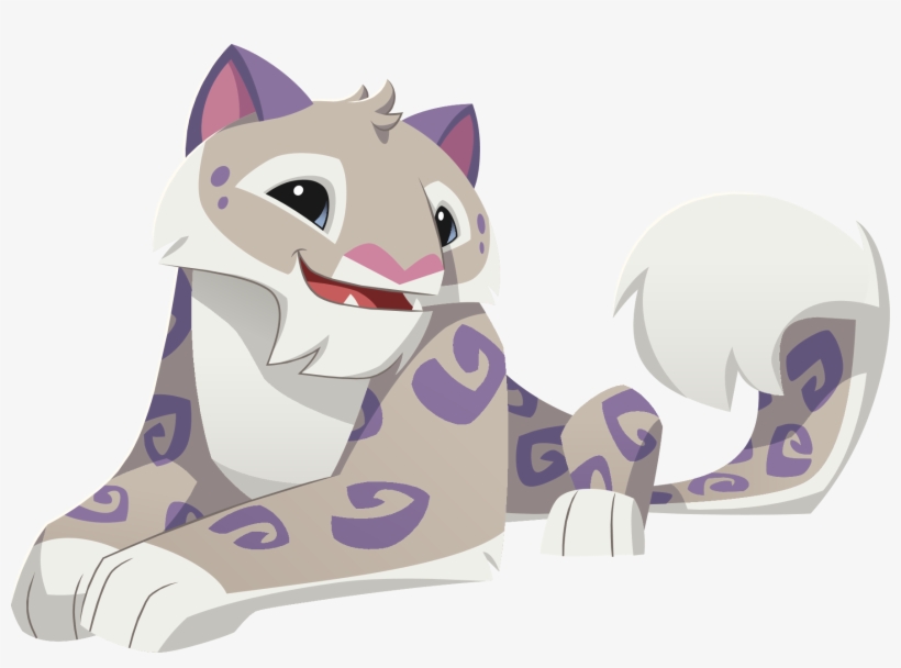 Renovated Art Snow Leopard - Animal Jam Snow Leopard, transparent png download