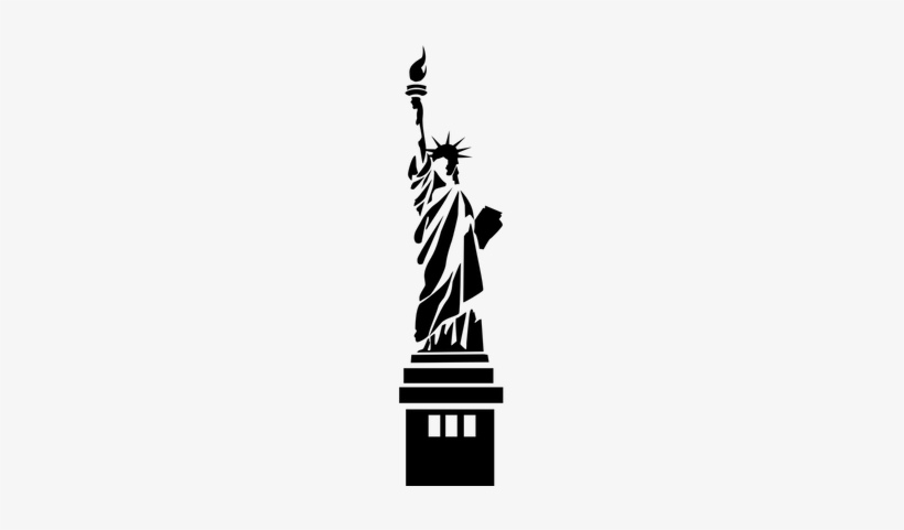 Figurine Clipart Png Transparent Background - Dibujo De La Estatua De La Libertad, transparent png download