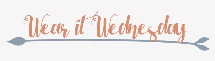 Wear It Wednesday - Calligraphy, transparent png download