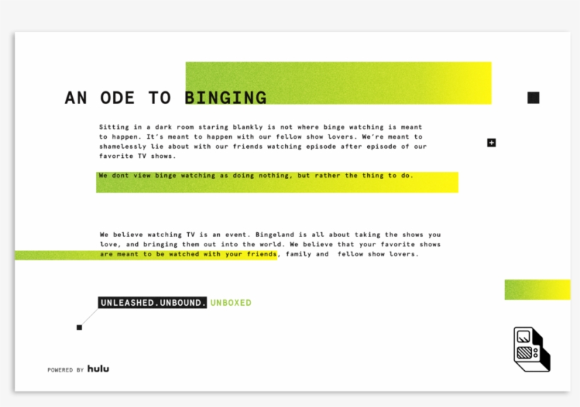 Bingeland Poster Back Copy - Poster, transparent png download