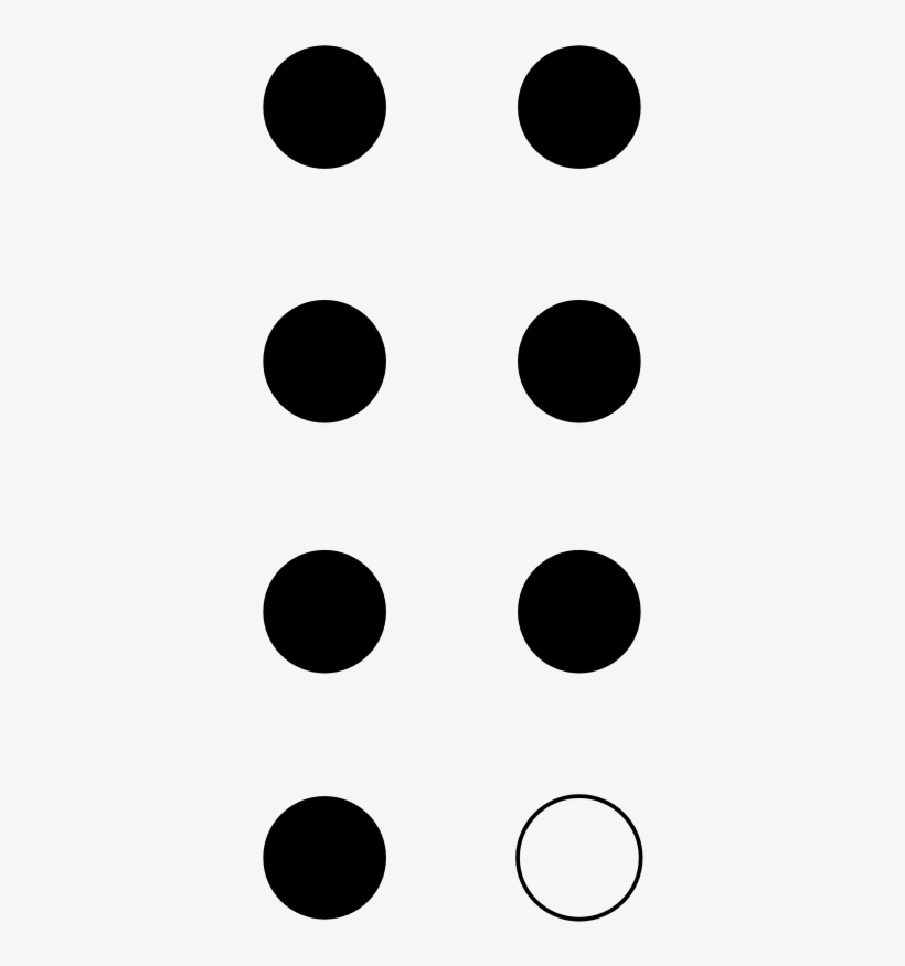 File Braille8 Dots 1425367 Svg Circle Transparent Png 573x1023 Free Download On Nicepng