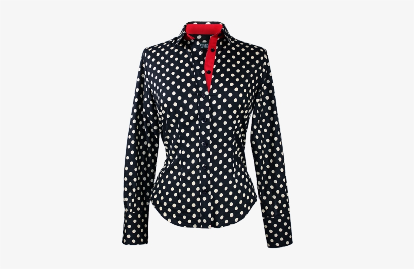 Women's Cream Polka-dot "gipsy" Shirt • Souleiado - Sarah Shahi, transparent png download