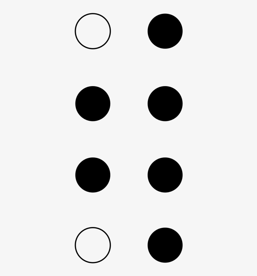 File - Braille8 Dots-425368 - Svg - Thumbnail, transparent png download
