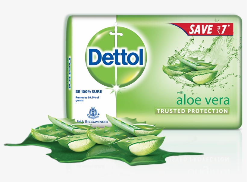 Dettol Aloe Bar Soap - Dettol Aloe Vera Soap Price, transparent png download