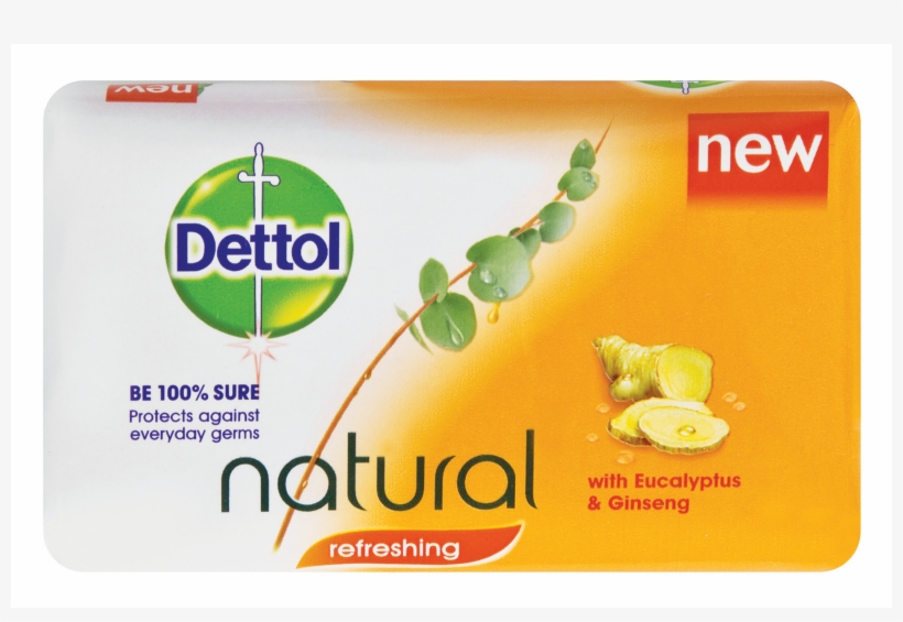 Dettol Natural Soap Refreshing 175g, transparent png download