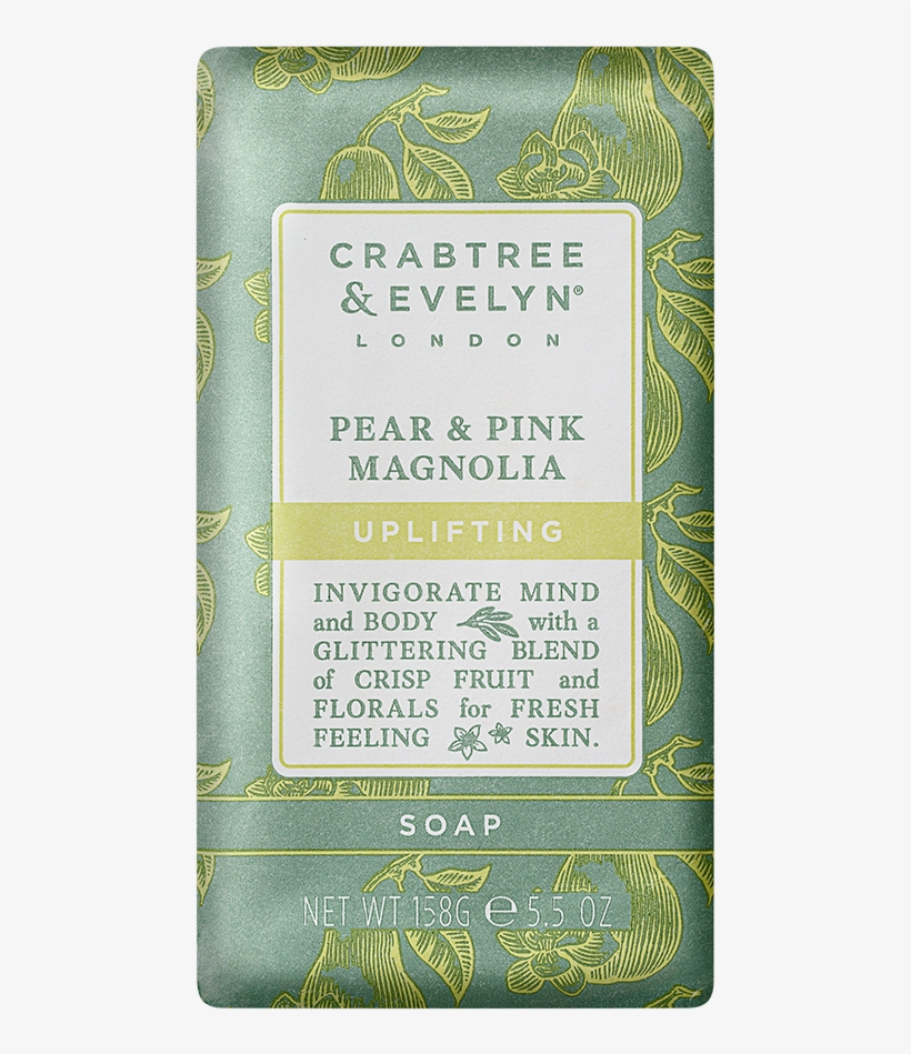 Crabtree & Evelyn Pear & Pink Magnolia Uplifting Soap - Crabtree & Evelyn Pear & Pink Magnolia Uplifting, transparent png download