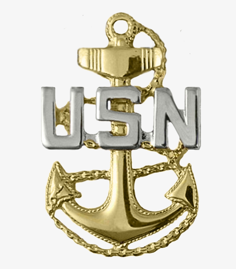 Official Navy Logo 2014 Download - Navy Chief Anchor, transparent png download