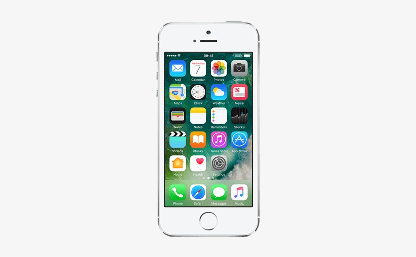 Iphone 5 Png - Apple Iphone Se 128gb Silver, transparent png download
